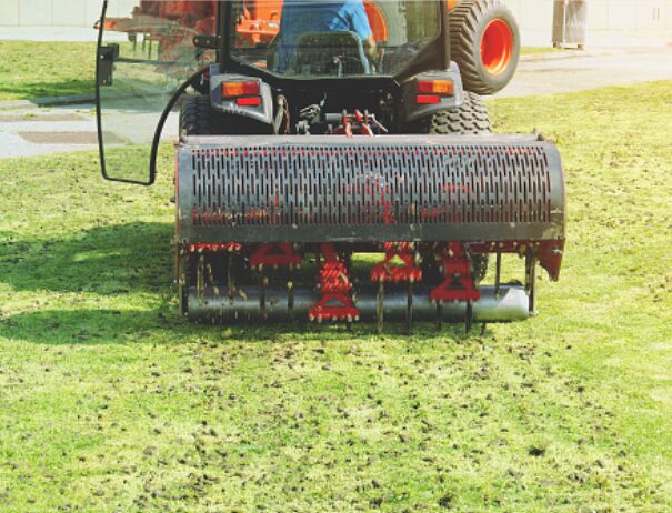 using machine for aeration