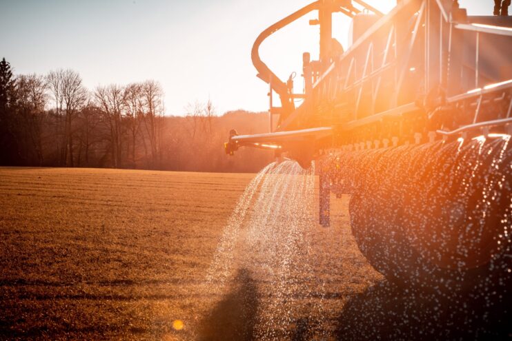 Using organic material in field 