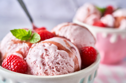 Picture of strawberry ice cream