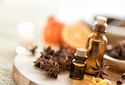 picture of star anise with some medicines